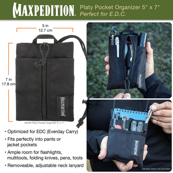 Maxpedition Platy Pocket Organiser 5" x 7"