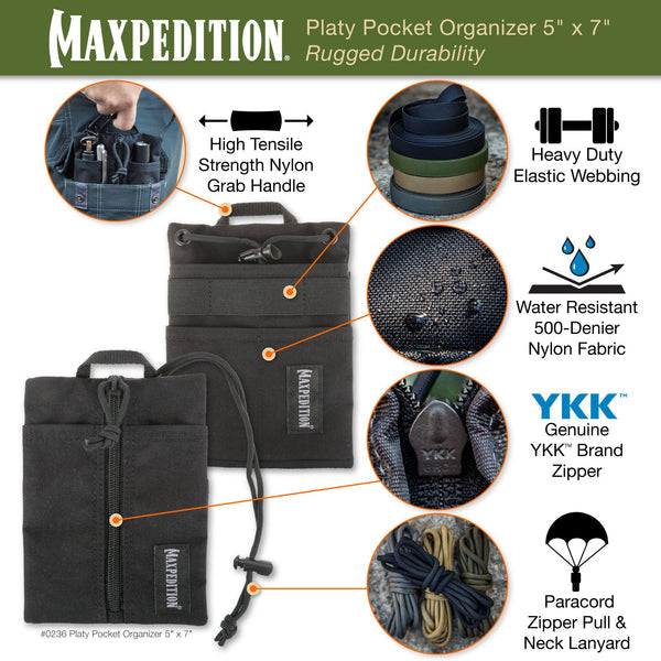Maxpedition Platy Pocket Organiser 5" x 7"