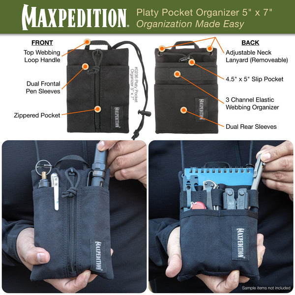 Maxpedition Platy Pocket Organiser 5" x 7"