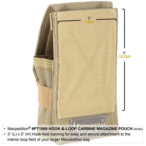 Maxpedition Hook & Loop Carbine Pouch Khaki Only