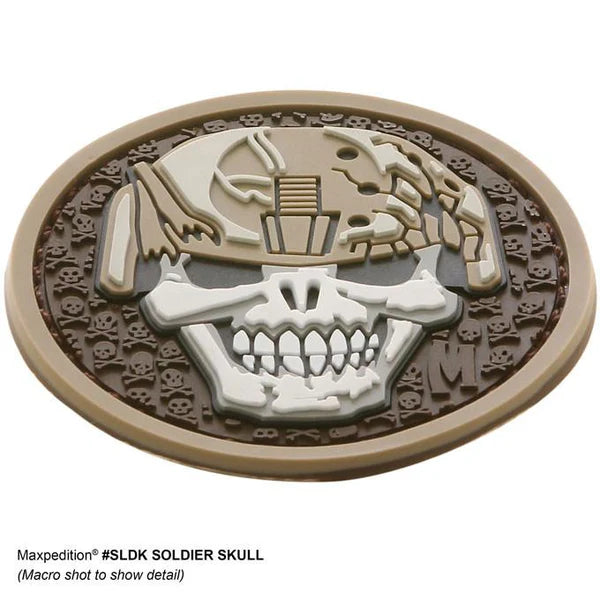 Maxpedition Soldier Skull Patch Arid