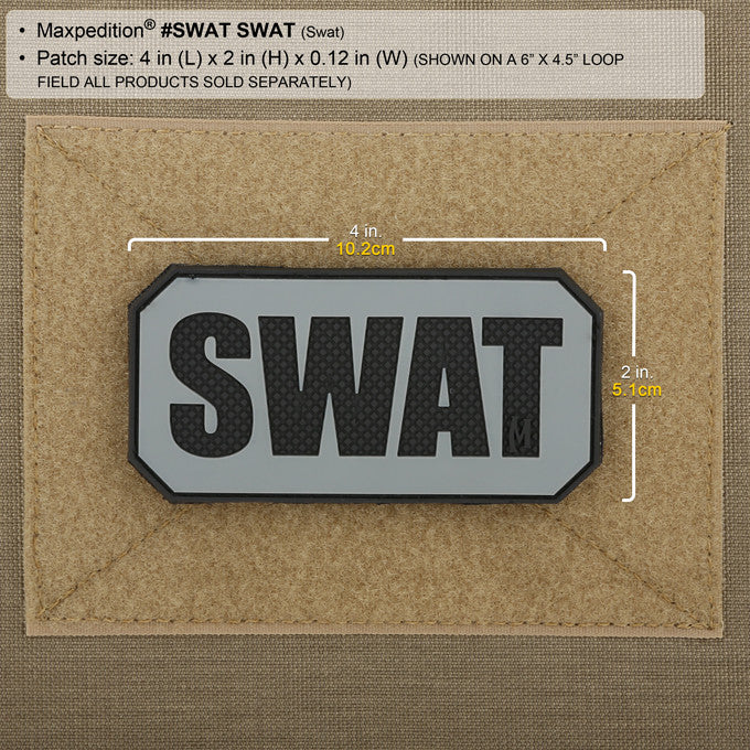 Maxpedition SWAT 3D PVC Morale Patch