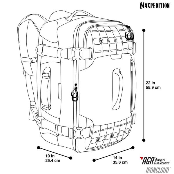 Maxpedition Ironcloud Adventure Travel Bag 48L