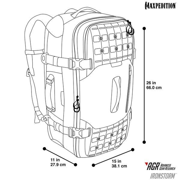 Maxpedition Ironstorm Adventure Travel Bag 62L